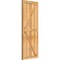 Ekena Millwork Framed Board-n-Batten Shutters w/Z-Bar, Rough Sawn Western Red Cedar, 21 1/2W x 55H, PR RBF06Z21X055RWR - alternate 4